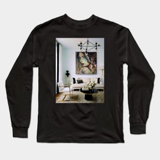 Blue swallow room Long Sleeve T-Shirt